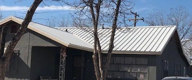 Residential House With Metal Roof