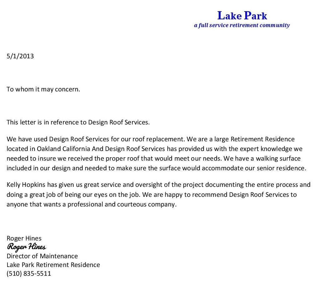 Testimonials From Lake Park